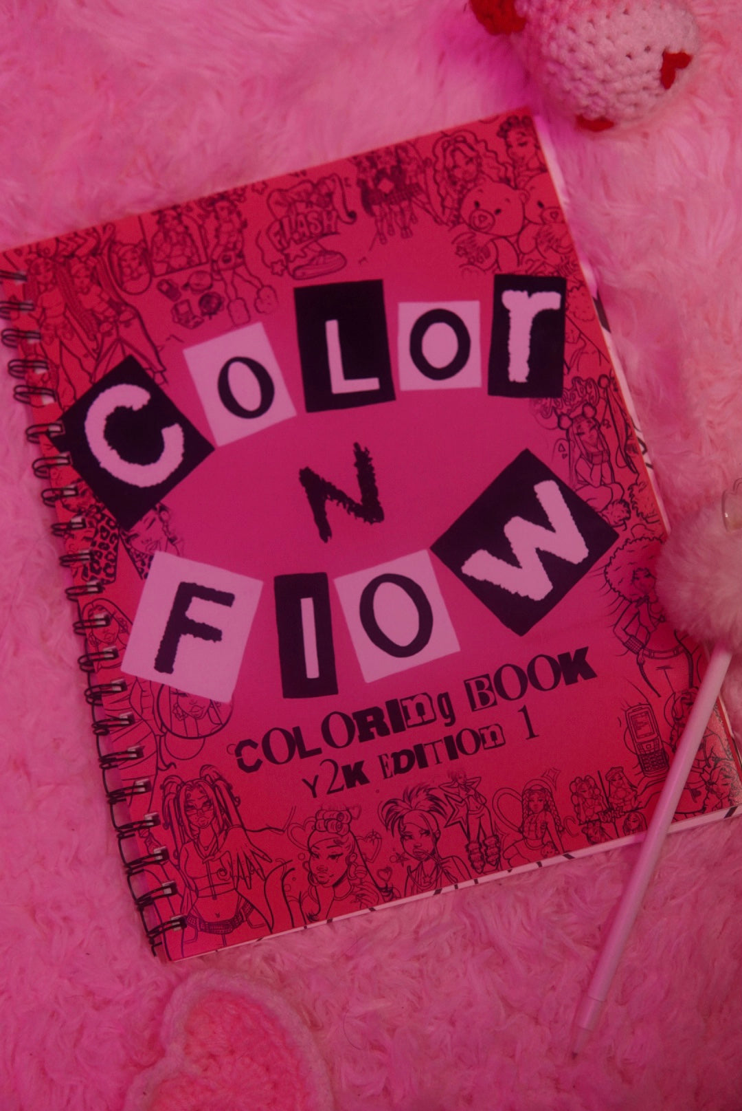 Color & Flow Coloring Book (Y2K Edition 1)